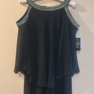 NWT Alex Evenings, black special occasion gown, size 12